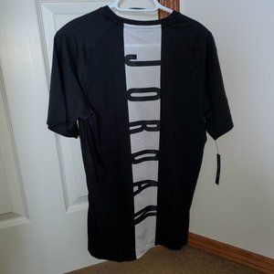 Jordan Alpha Dry T-Shirt With Back Print in Black